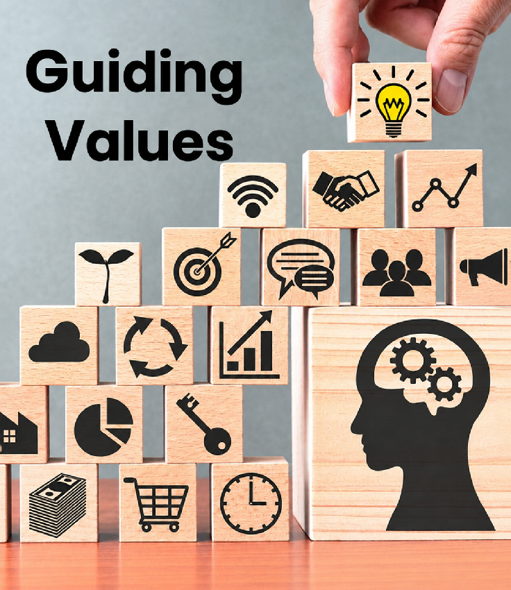 guiding value 736 850